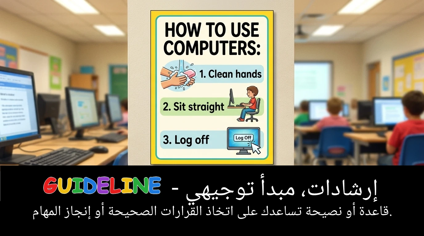 Arabic Illustration for guideline